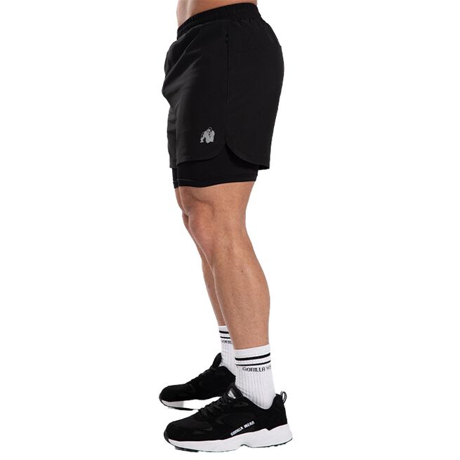 Cortez 2-In-1 Shorts, Black