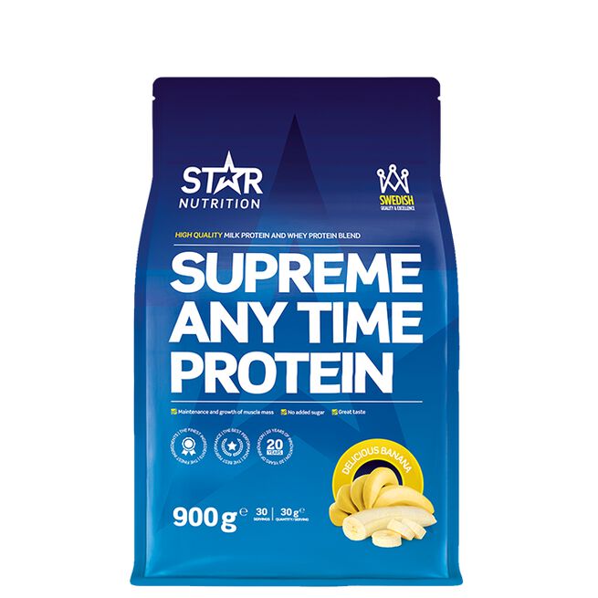 Supreme Any Time Myseprotein 900 g Delicious Banana