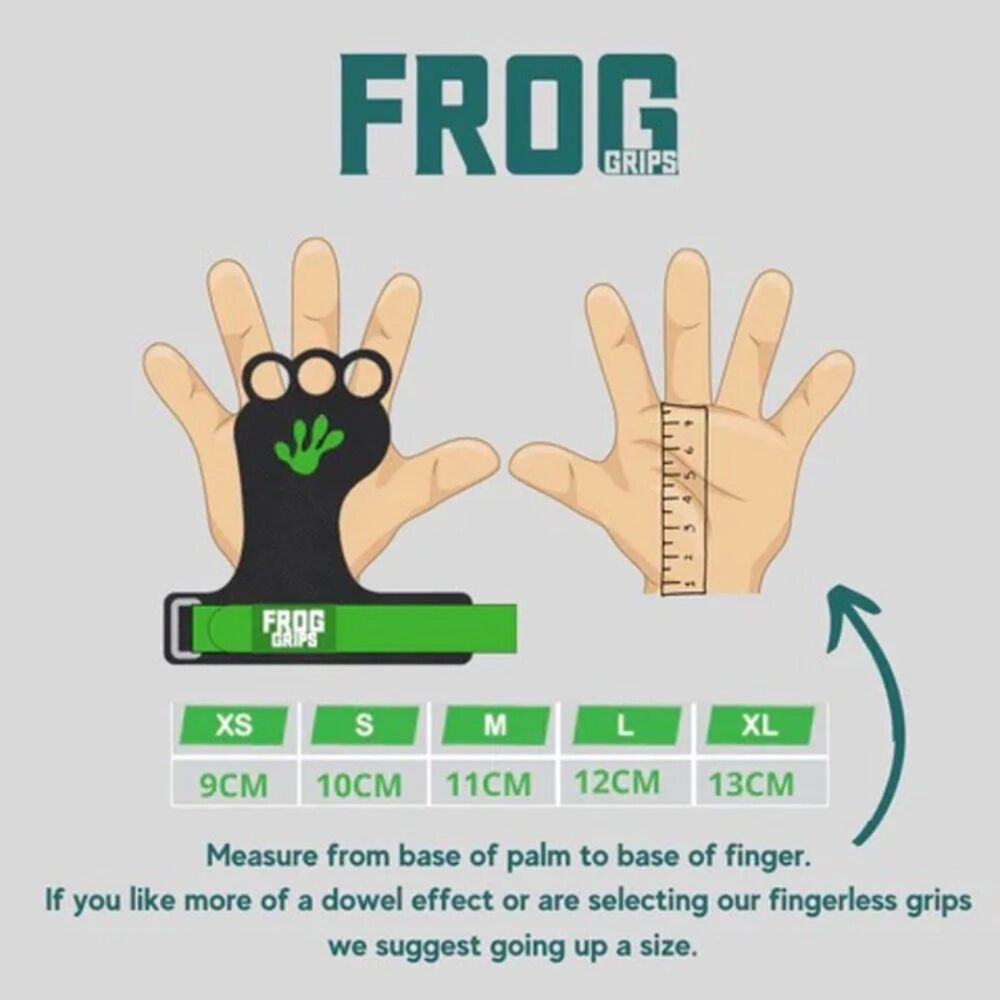 Frog Grips Base HD Treningsgrep 2.0 3 Hull Svart Hvit, bilde 5 av 5