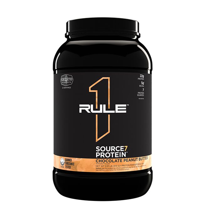 R1 Source 7 Protein Gelato Series Rule One Proteins Chocolate Peanut Butter