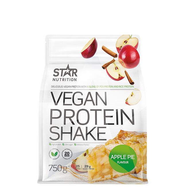 Vegan Protein Shake Vegansk Proteinpulver 750 g Apple Pie