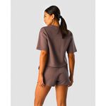 CANIWILL Revive Heavy Cropped T-Shirt Wmn Dusty Brown
