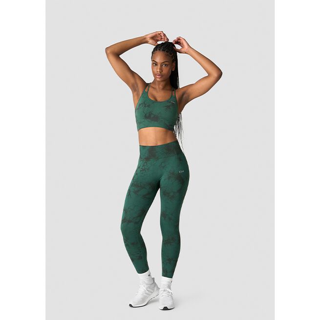Define Seamless Tie Dye Sport-BH Grønn
