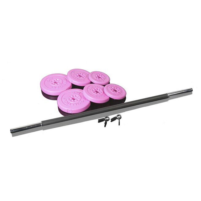 Vektstangsett Rosa 20 kg