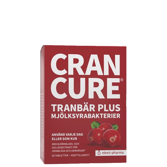 Cran Cure® tranbär plus mjölksyrabakterier 60 tabletter 