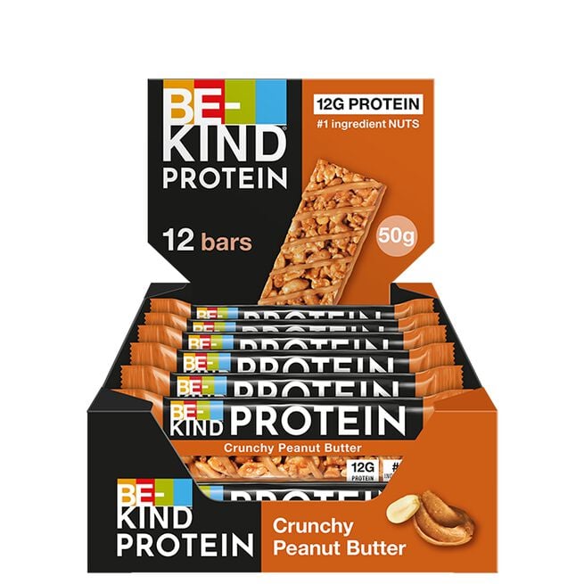 12 x Protein Bar 50 g Crunchy Peanøttsmør Crunchy Peanut Butter