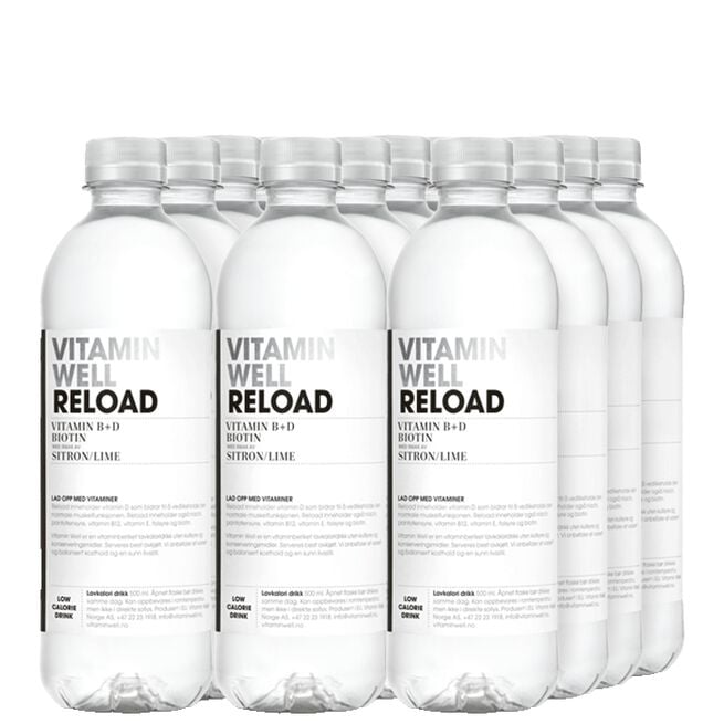 12 x Vitamin Well, 500ml, Norge