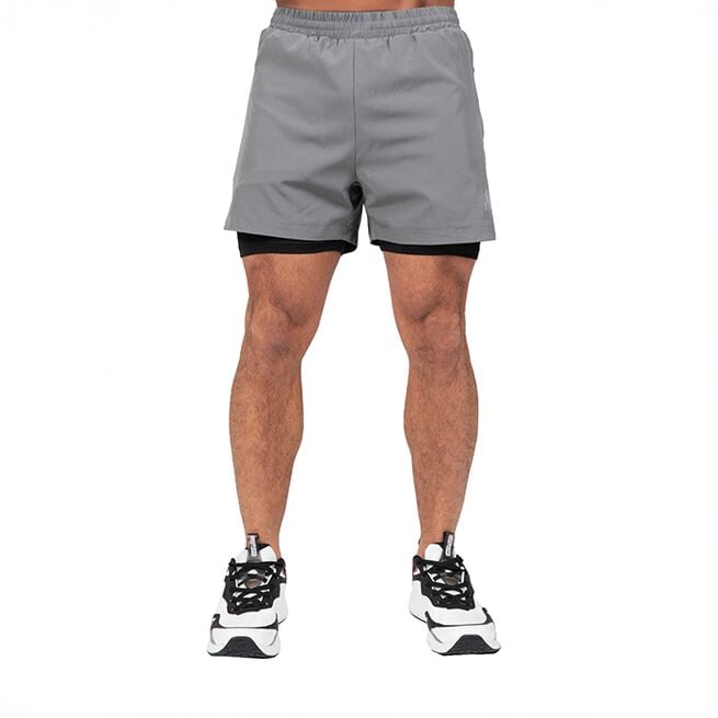 Cortez 2-In-1 Shorts Harmaa