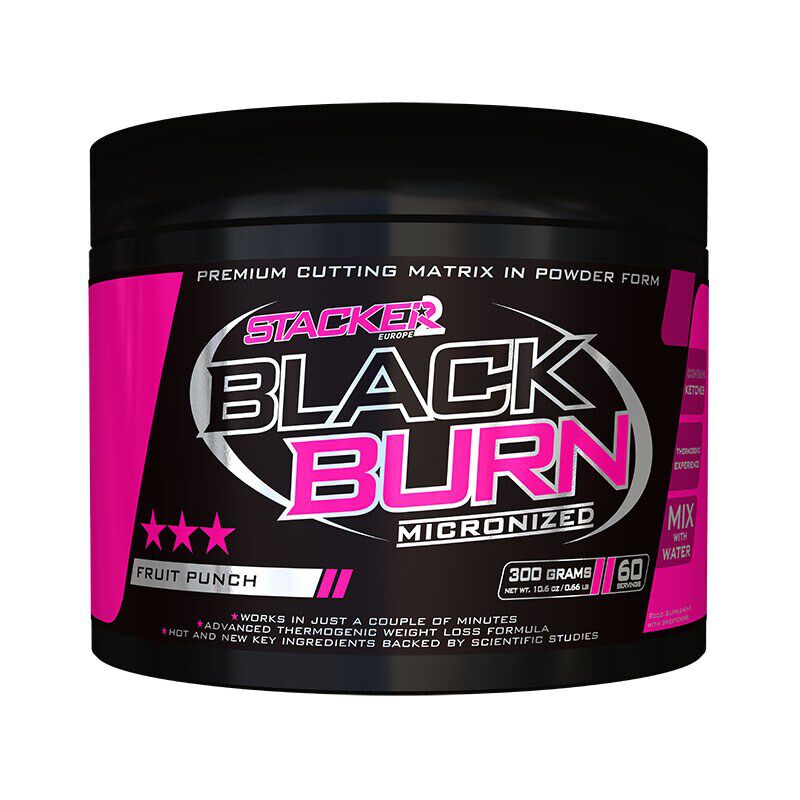 Black Burn Micronized Fettforbrenner Fruit Punch 300 g Fruit Punch