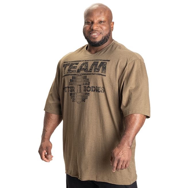 Team Pump Cover Iron Tee, Army Green Melange