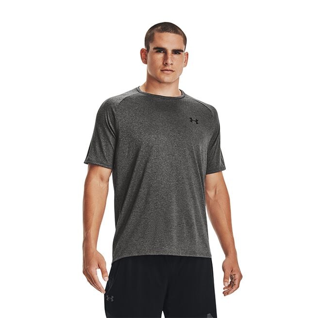 UA Tech 2.0 SS Tee, Carbon Heather