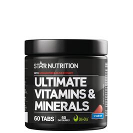 Star Nutrition Ultimare vitamins minerals Ultimate Vitamins & Minerals 60 kapsler