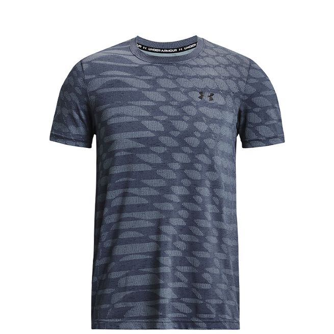 Under Armour UA Seamless Ripple SS, Downpour Gray