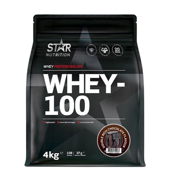 Whey-100 Myseprotein 4 kg Choklad