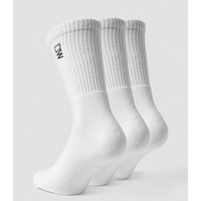 Training Socks 3-pack, White