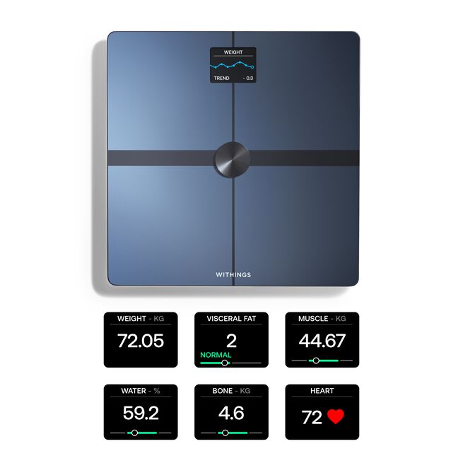 Body Smart Diagnostisk Personvekt Svart