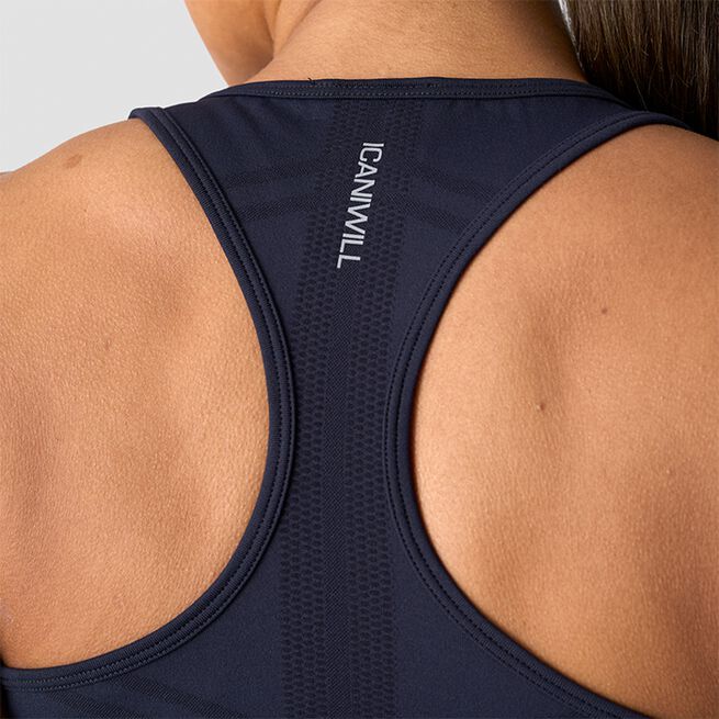 Seamless singlet Marineblå