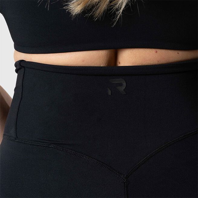 Clean Treningstights Flared Tall Svart