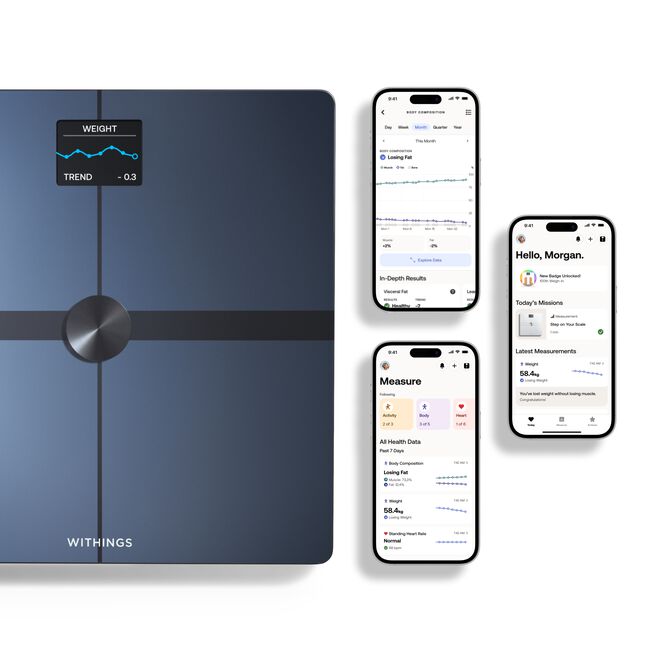 Body Smart Diagnostisk Personvekt Svart