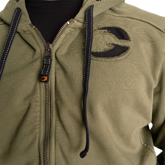 Pro Gym Hoodie Acid Wash Grønn