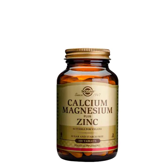 Calcium Magnesium plus Zinc, 100 tabletter 