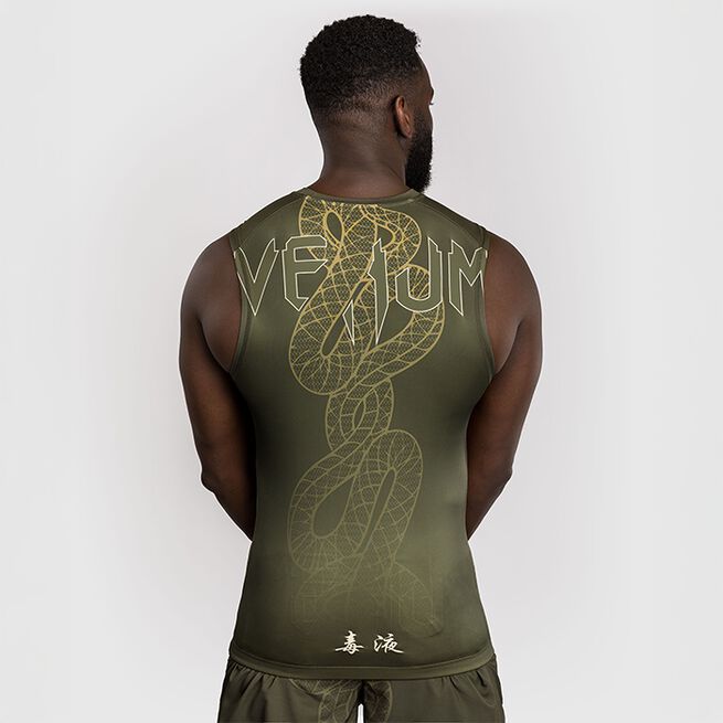 Serpenti Rashguard Ermeløs Khaki Bronse Ivory