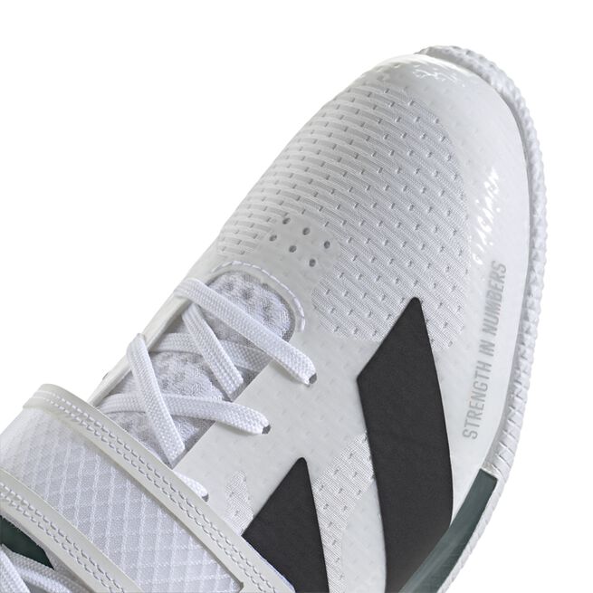 Adipower Weightlifting 3 Sko Hvit Svart/Grønn