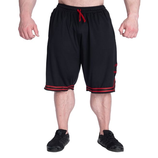 Basketshorts Svart Röd