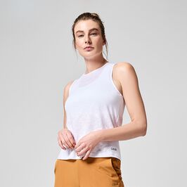 Soft Texture Tank, White, 34  Treningstopp Hvit