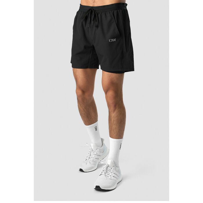 Workout Shorts Svart