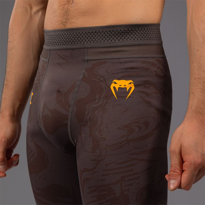 UFC Fusion by Venum Fight Week Men's Performance Tights Earthen Brown