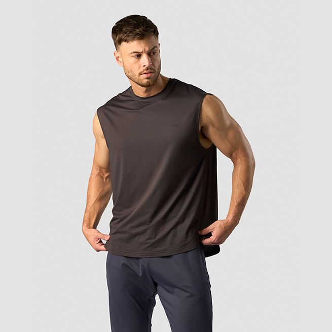 ICIW Stride Sleeveless T-shirt, Charcoal