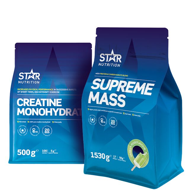 Supreme Mass Gainer + Kreatin-pakke