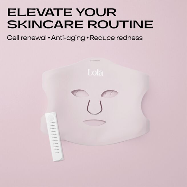 Glow LED Ansiktsmaske Rosa