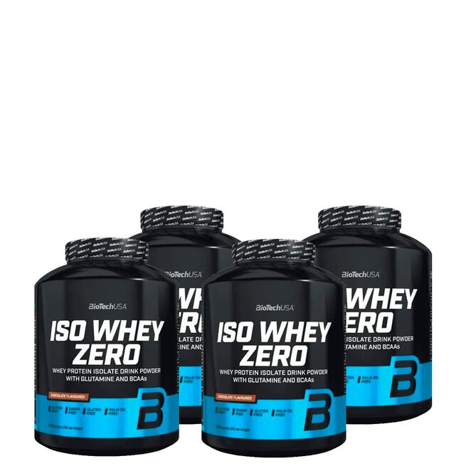 BIGBUY 4 x Iso Whey Zero Proteinpulver 2270 g