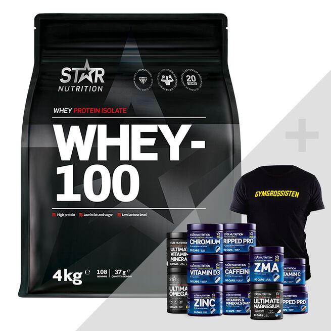 Star nutrition Whey-100 bonus product