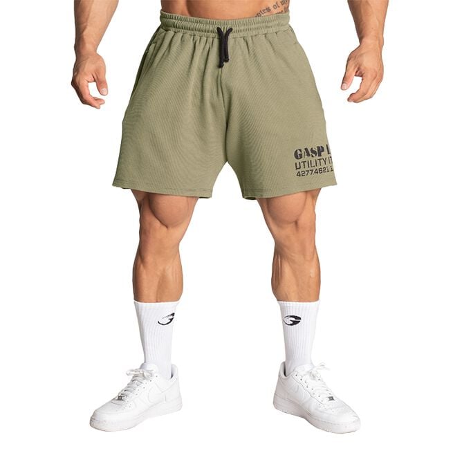 Thermal Shorts 6", Washed Green