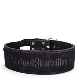 Chained Nutrition Gear Lifting Belt, Black, S  Løftebelte Semsket Skinn Svart