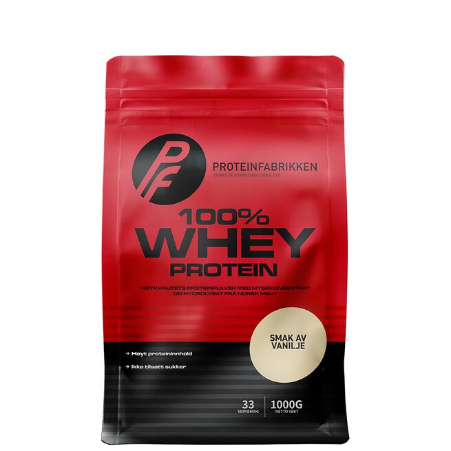 Whey 100% 1 kg Vanilje