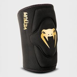 Venum Kontact Knee Pads Black/Gold, L  Kontact Kneskydd Svart/Gull