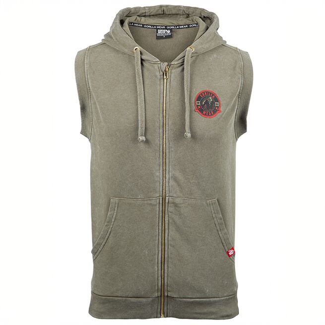 Silverdale Ermeless Hoodie Grønn