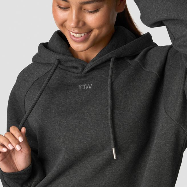Everyday Hoodie Wmn, Grey Melange