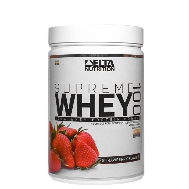 Supreme Whey 100 Myseprotein 900 g Strawberry