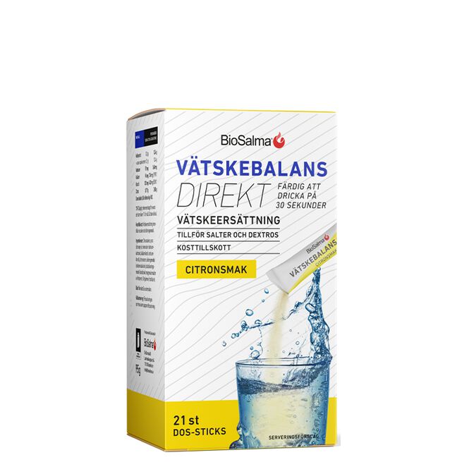 Væskebalanse Direkte Væskeerstatning 21 porsjonsposer Sitron