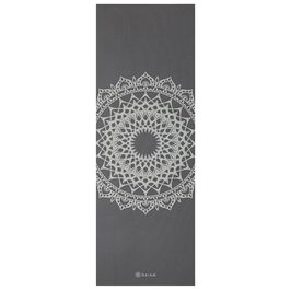 Gaiam Dark Greige Marrakesh Classic Printed 5 mm  Marrakesh Yogamatte 5 mm Greige