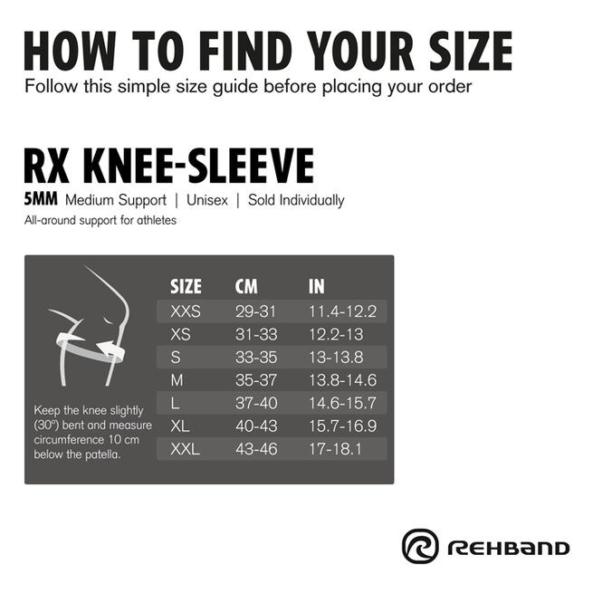 RX Knestøtte 5mm Hvit