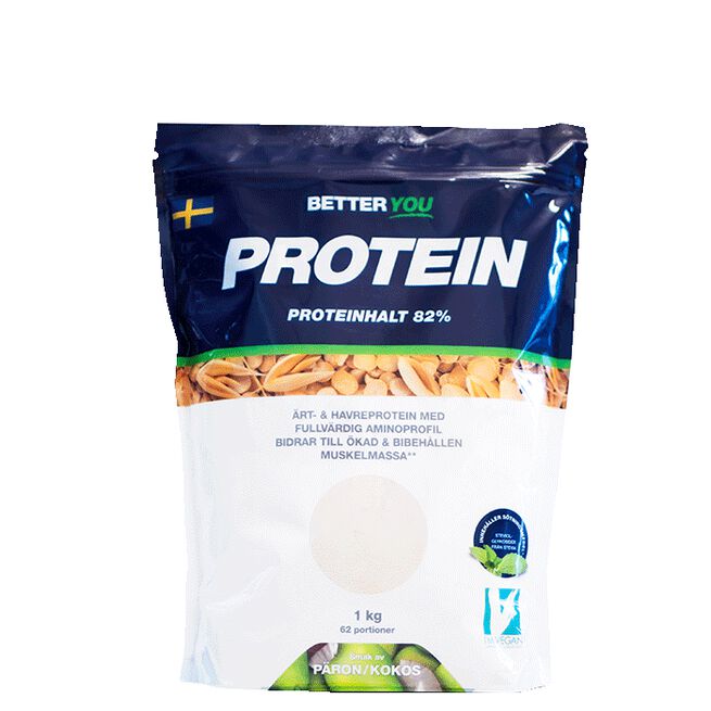 Erte- og havreprotein 1 kg Päron/kokos
