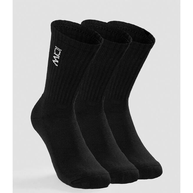 Training Socks 3-pack, Black