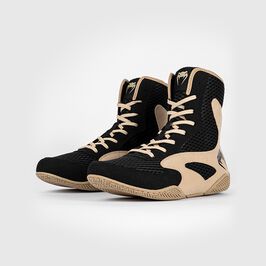 Venum Contender Boxing Shoes Black/Sand, Stl 43 (10 US)  Contender Boksesko Svart/Beige