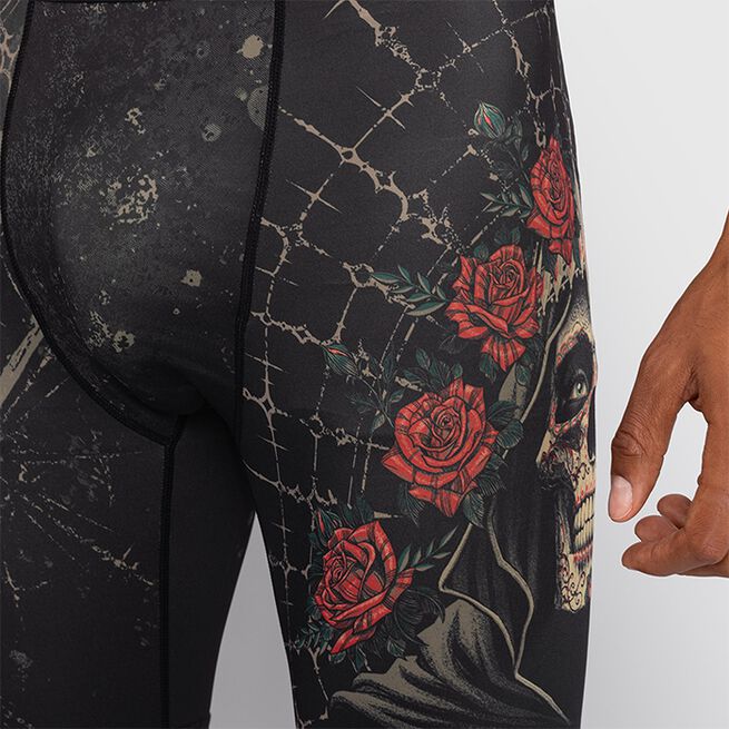 Santa Muerte 5.0 Vale Tudo Shorts Svart Gull